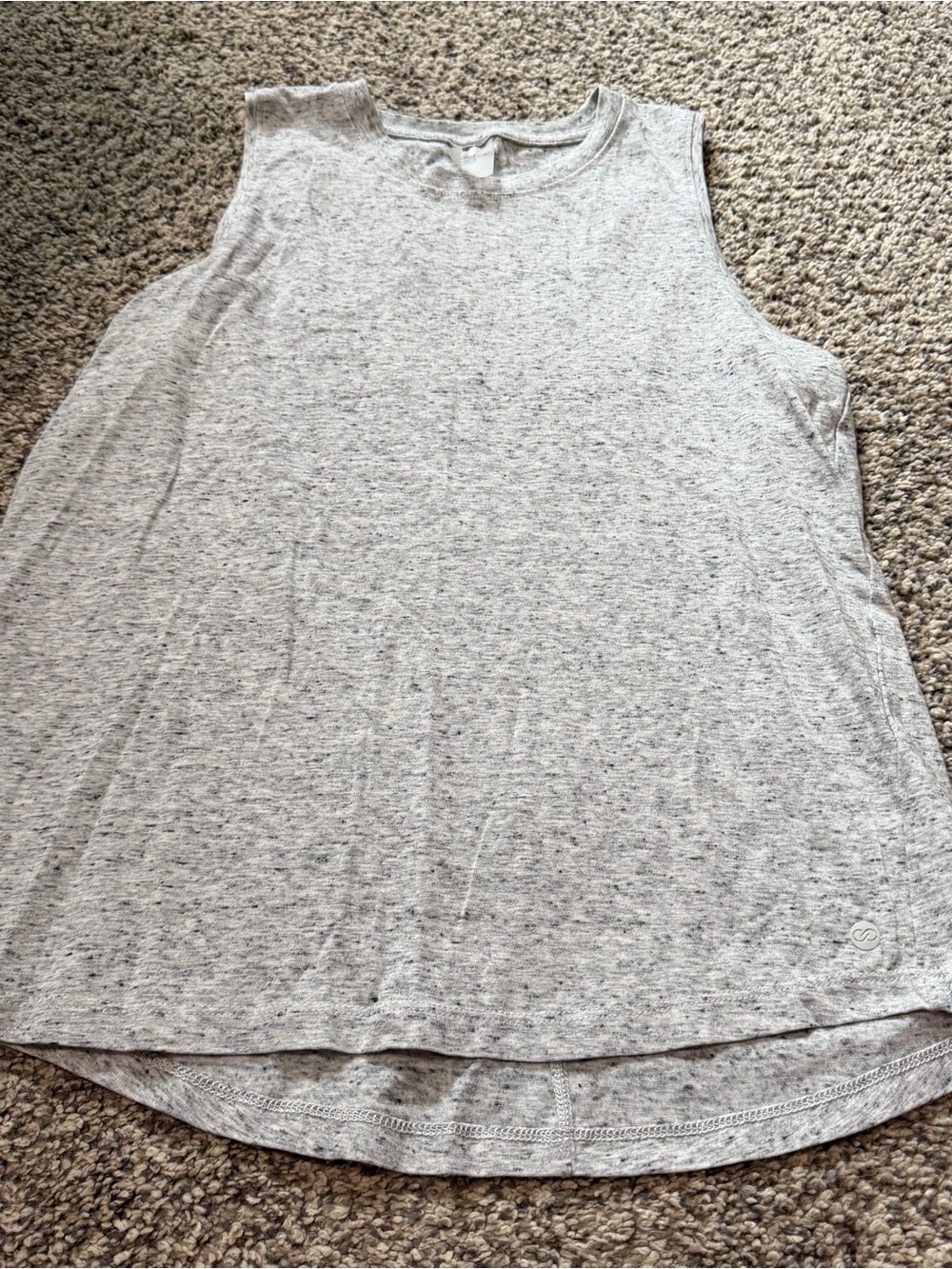 Women’s Calia Heather Light Gray Sleeveless Tank Size Small